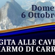 Gita culturale per auto e moto storiche alle cave di marmo di Carrara